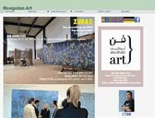 Tablet Screenshot of mongolian-art.de